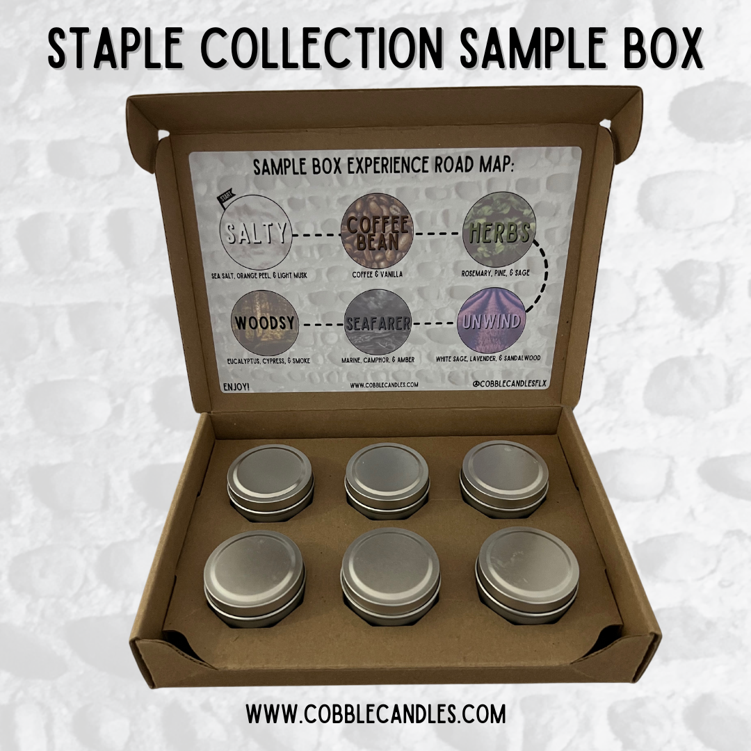 Cobble Candles Staple Sample Box